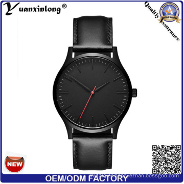 Yxl-131 Hot Sale Mens Luxury Watch Quartz Leather Watches Men Black Dial Vogue Wristwatch